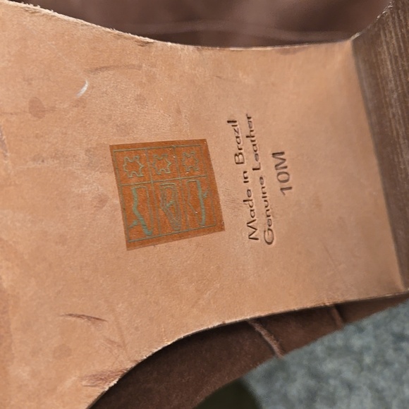 Madewell The Jimi Brown Suede Over The Knee Foldable High Boots Western Boho - Picture 9 of 16